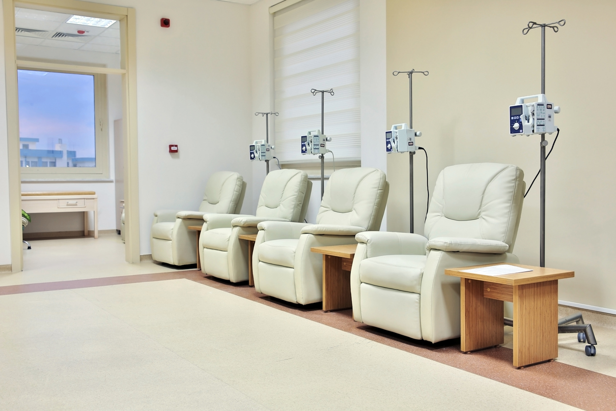 Cancer treatment chemotherapy room